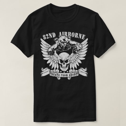 82nd Airborne Division Fort Bragg Death from Above T-shirt (Design voorkant)