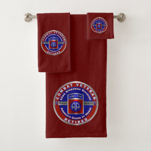 82nd Airborne Division Gepensioneerd Bad Handdoek