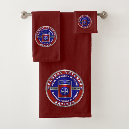 82nd Airborne Division Gepensioneerd  Bad Handdoek (Insitu)