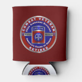 82nd Airborne Division Gepensioneerd Blikjeskoeler (Voorkant)