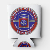 82nd Airborne Division Gepensioneerd Blikjeskoeler (Achterkant)