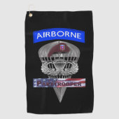 82nd Airborne Division  Golfhanddoek (Voorkant)
