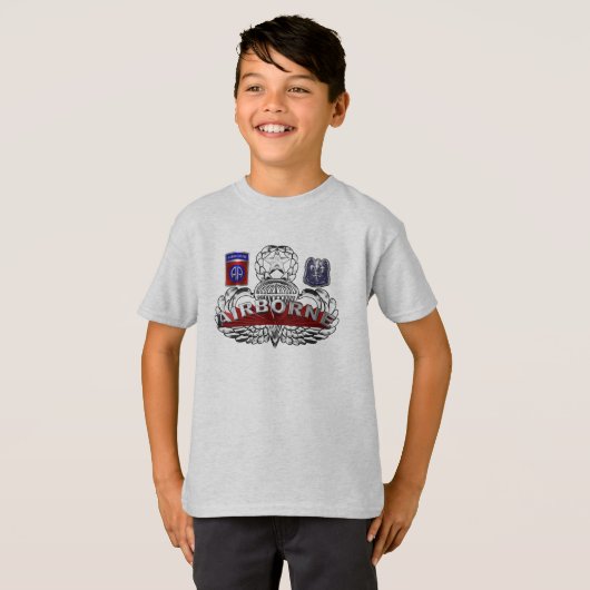 82nd Airborne Division Kinder T-Shirt (Voorkant volledig)