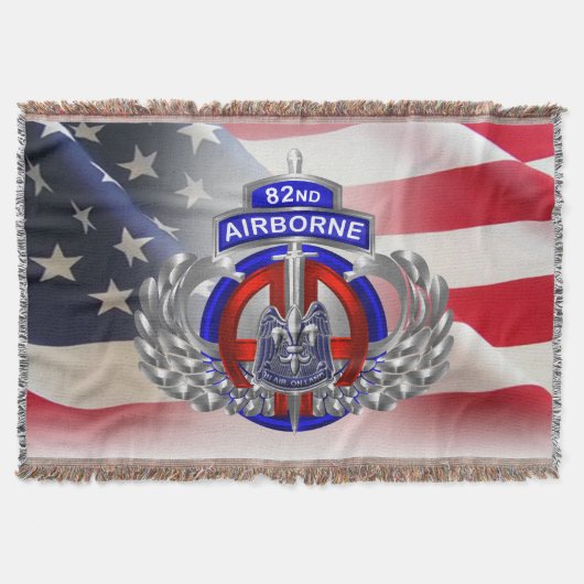 82nd Airborne Division One of a Kind Design Deken (Voorkant)