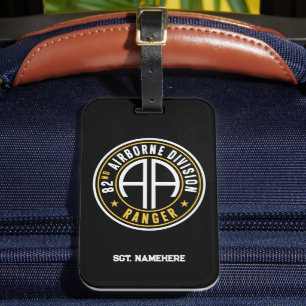 82nd Airborne Division "Ranger" Status Aangepast Bagagelabel