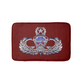 82nd Airborne Division "Silver Skull" Maroon Badmat (Voorkant)