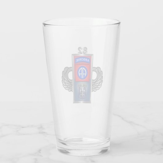 82nd Airborne Division Special Design Glas (Achterkant)