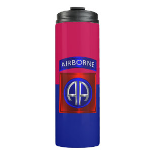 82nd Airborne Division Special Metal Design Thermosbeker