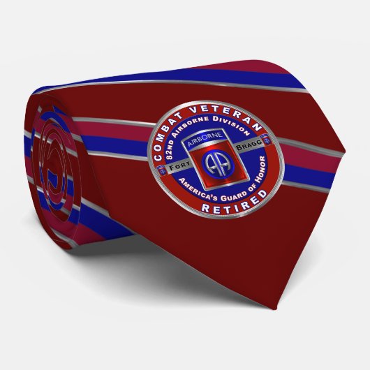 82nd Airborne Division stropdas (Opgerold)