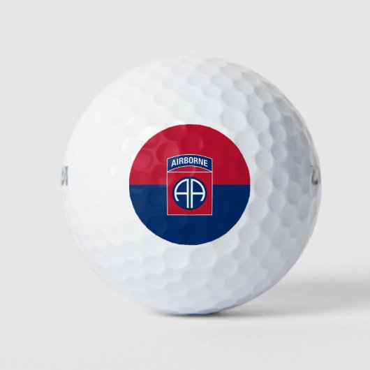 82nd Airborne Division Vlag Militaire Veteraan Golfballen (Voorkant)