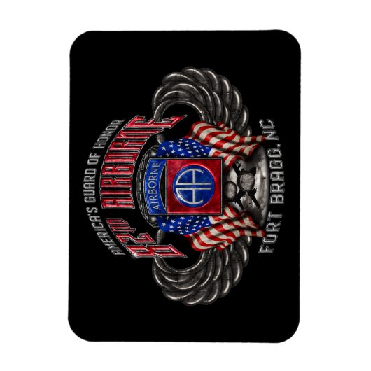 82nd Airborne Fort Bragg Magneet (Verticaal)