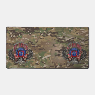 82nd Airborne Fort Bragg OCP Camo Desk Mat