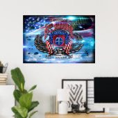 82nd Airborne Fort Bragg Poster (Thuiskantoor)