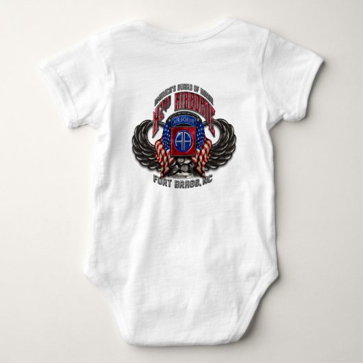 82nd Airborne Fort Bragg Romper (Achterkant)