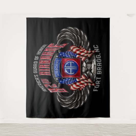 82nd Airborne Fort Bragg Wandkleed (Voorkant)