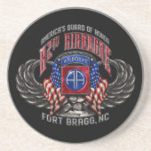 82nd Airborne Fort Bragg Zandsteen Onderzetter (Voorkant)