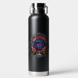 82nd Airborne Fort Liberty Black 32 oz Fles