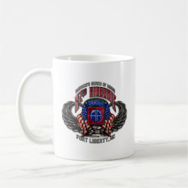 82nd Airborne Fort Liberty White Coffee Mok