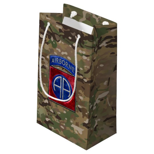 82nd Airborne Ft. Bragg Camo Klein Cadeauzakje (Achterkant Gekanteld)