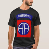 82nd Airborne Graphic - 82nd Airborne Division Pat T-shirt (Voorkant)