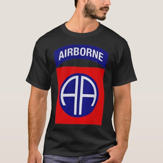 82nd Airborne Graphic - 82nd Airborne Division Pat T-shirt (Voorkant)