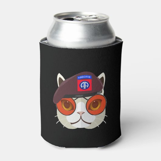 82nd Airborne Kitty Kat! Blikjeskoeler (Blikje Voorkant)