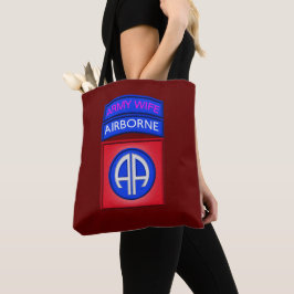 82ste Luchtlandingsdivisie “Paratrooper Wife” Tote Bag