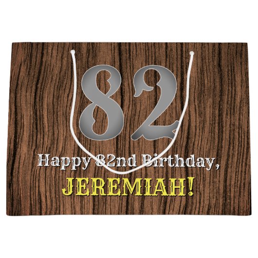 82ste verjaardag: Country Western geïnspireerd uit Groot Cadeauzakje (Voorkant)