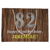 82ste verjaardag: Country Western geïnspireerd uit Groot Cadeauzakje (Achterkant)