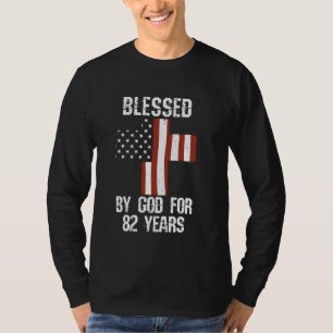82ste verjaardag Man vrouw 82 jaar gezegend T-shirt