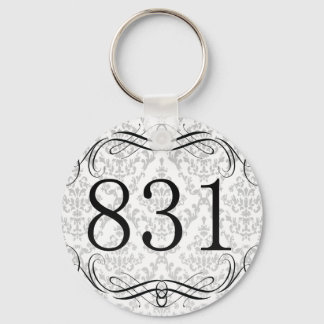 831 Gebiedscode Sleutelhanger