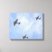 8355- Tweede Wereldoorlog vliegtuigen Canvas Afdruk (Voorkant)