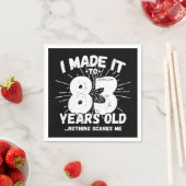 83 Jaar Oud Sarcastisch Meme Grappig 83e Verjaarda Servet (Insitu)
