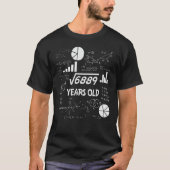 83 jaar oude dag Wiskunde leraar 83e verjaardag ca T-shirt (Voorkant)