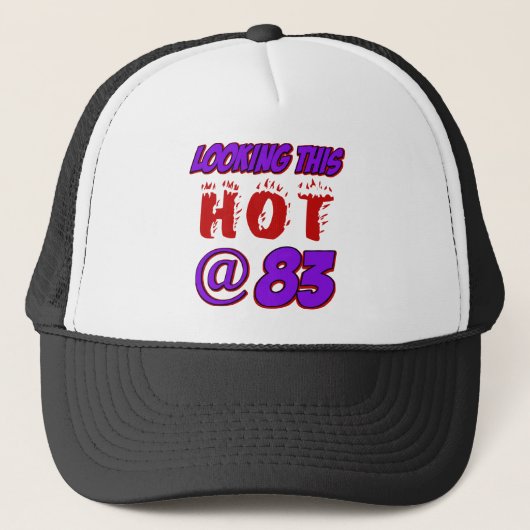83-jarige design trucker pet (Voorkant)
