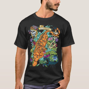 83-TIGER Tattoo Flash T-shirt