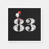 83e Birthday party ballonnen Servet (Voorkant)