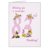 83e bloem Gedestilde getallen (Voorkant)