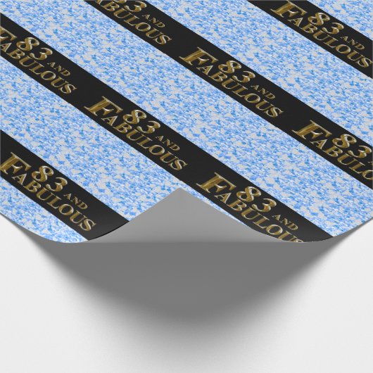 83e verjaardag cadeaupapier (Hoek)