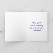 83e verjaardag: Het liefhebbende Kunstpatroon, Reg Kaart (Binnen)