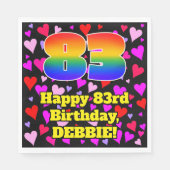 83e verjaardag: Het liefhebbende Kunstpatroon, Reg Servet (Voorkant)