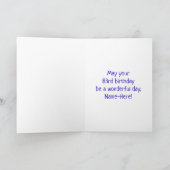 83e verjaardag: kleurrijke muzieksymbolen + Rainbo Kaart (Binnen)