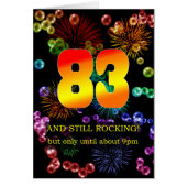 83e verjaardag nog steeds springend (Voorkant)