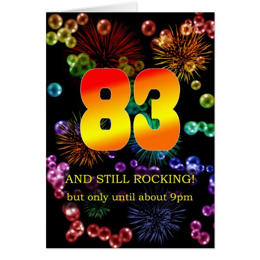 83e verjaardag nog steeds springend (Voorkant)