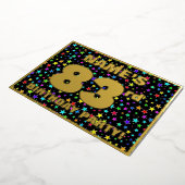 83e verjaardag van de gevechtsdag - vun, kleurrijk folie uitnodiging (Gedraaid)