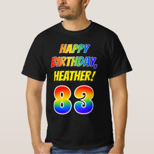 83e verjaardag — Vet, Vun, Regenboog 83, Eigen n T-shirt