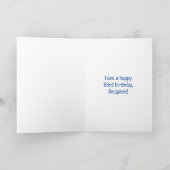 83e verjaardag: Vuurwapenpatroon van de vlinder +  Kaart (Binnen)