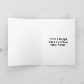 83e verjaardag: Western geïnspireerde kijk in het  Kaart (Binnen)