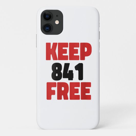 841 Surfing Otter 841Keep 841 gratis California Ot Case-Mate iPhone Case (Achterkant)