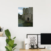 8436 Great Tower & Moat Raglan Castle Poster (Thuiskantoor)
